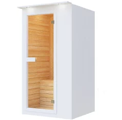 Изменение цвета фасада для сауны: «Белый», «Орех» или «Бук»