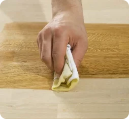 Покрытие сауны воском снаружи для одноместной сауны