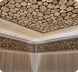 Панно из можжевельника