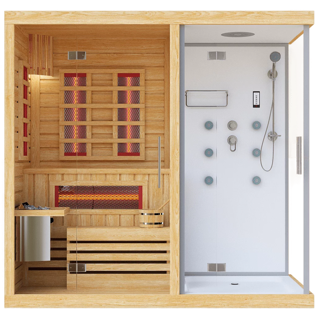 Сауны с душевой кабиной